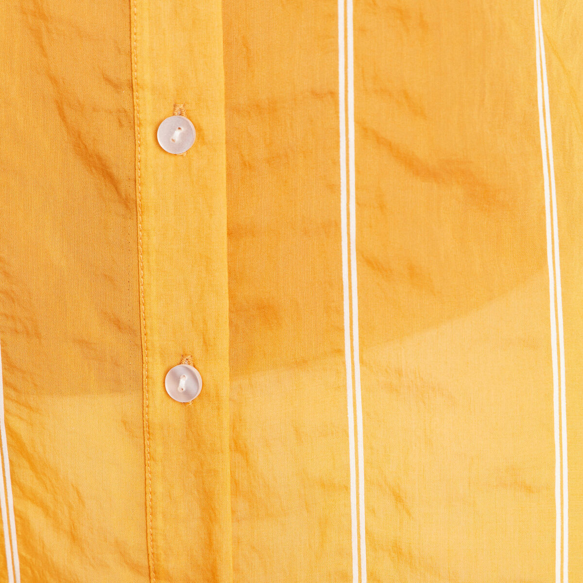 Chemise ample manches 3/4 col chemise jaune femme