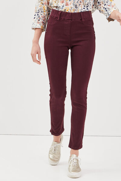 Tregging taille standard prune femme