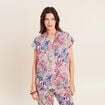Chemise sans manches mauve femme
