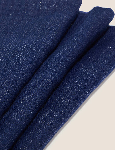 Foulard bleu marine femme