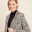 Veste esprit tailleur beige femme