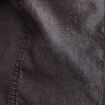 Chemise bi-mati&egrave;re manches longues denim gris femme