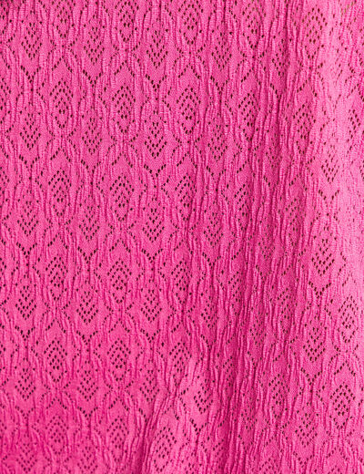 T-shirt manches courtes rose femme