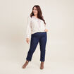 T-shirt manches longues creme femme