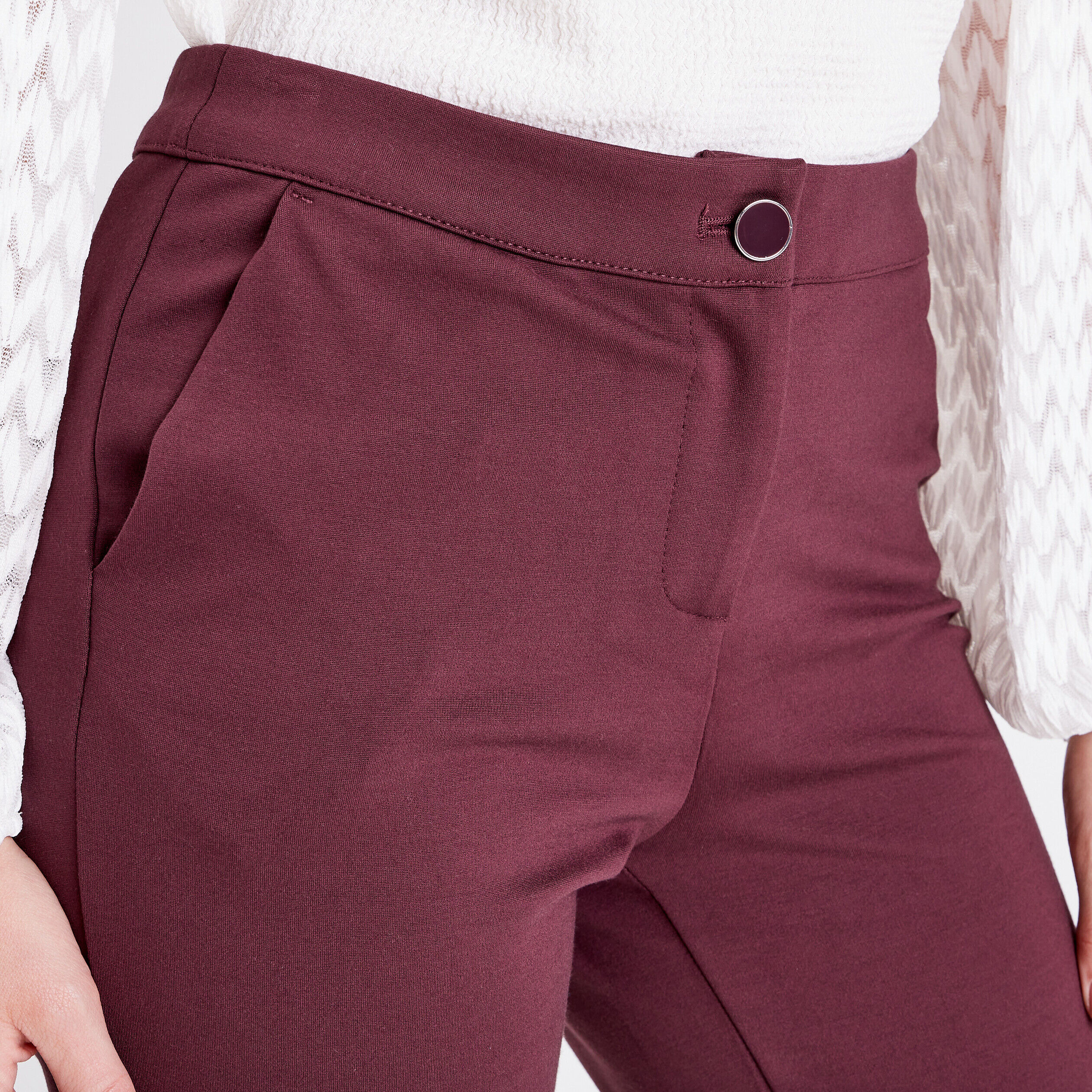 Pantalons taille basculee femme Breal