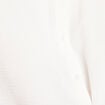 Chemise manches courtes fluide ecru femme