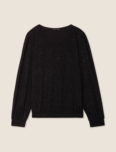 T-shirt manches longues noir femme