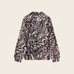 Blouse manches longues marron clair femme