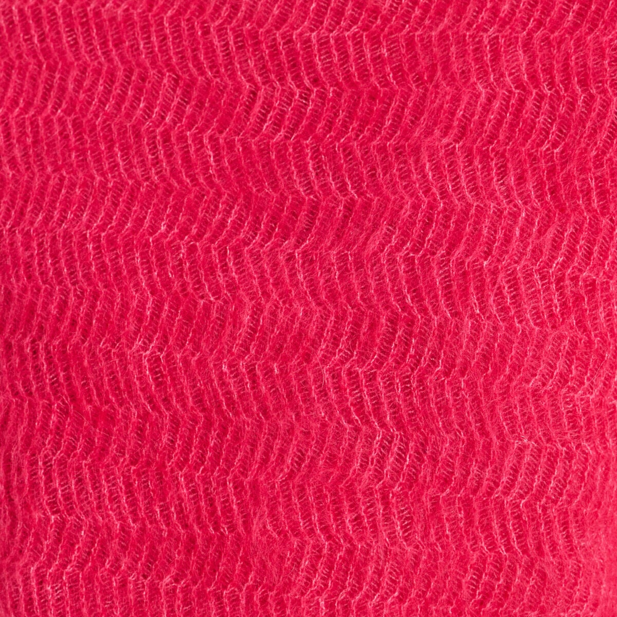 Pull droit col rond manches longues rose femme