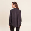Chemise manches longues bleu femme