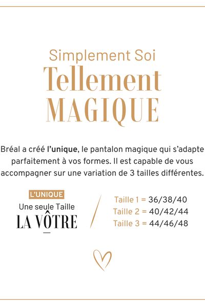 Jean magique ajusté taille standard ecru femme