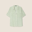 Chemise manches courtes blanc femme