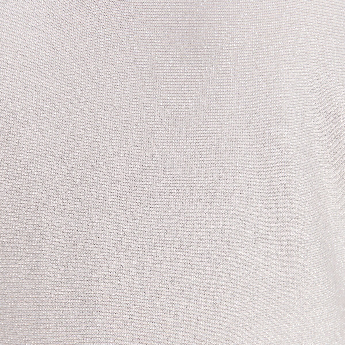 Pull manches longues couleur argent femme