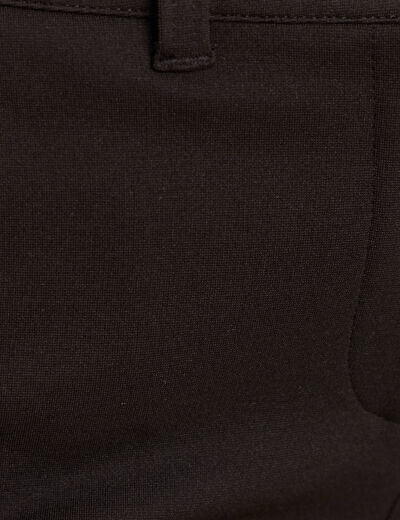 Pantalon bootcut à pont noir femme