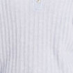 Pull col tunisien denim snow gris femme