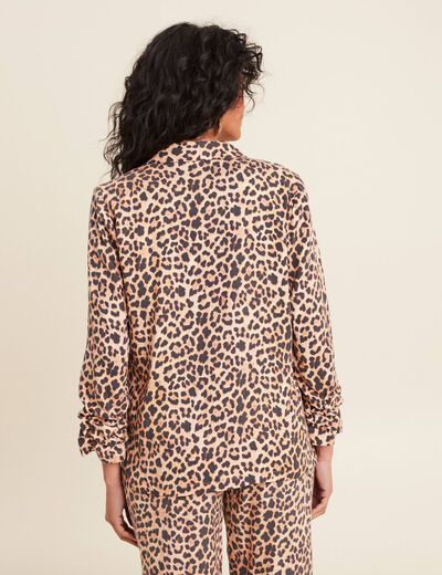 Veste esprit tailleur sable femme