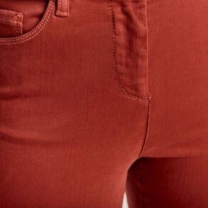 jean magique ajuste taille standard marron cognac femme Jean magique ajusté taille standard marron cognac femme