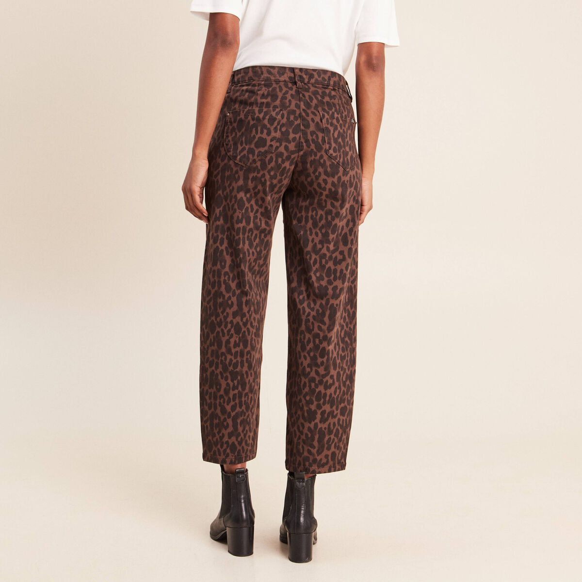 Pantalon magique l'unique marron chocolat femme