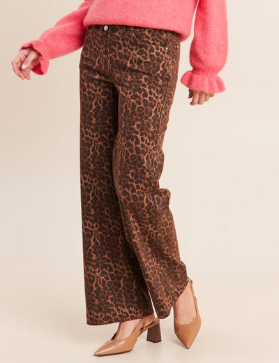 Pantalon Magique L'Enfilable marron femme