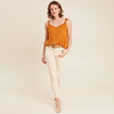 Débardeur sans manches camel femme