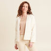Veste matelassée ecru femme