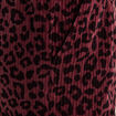 Pantalon large velours marron foncé femme