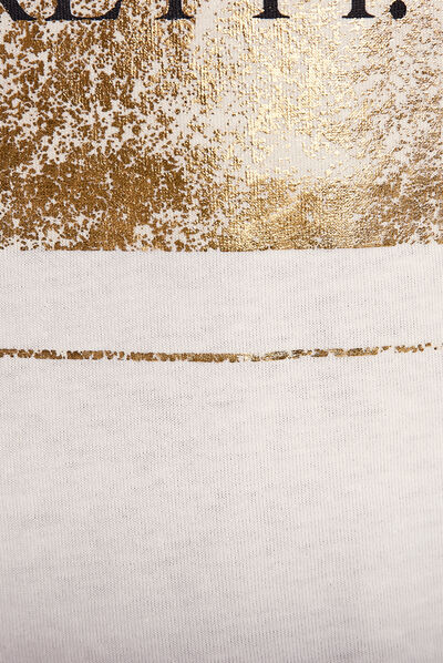 T-shirt manches courtes blanc femme