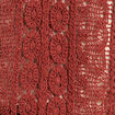 Débardeur macramé marron foncé femme