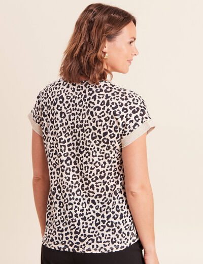T-shirt manches courtes sable femme