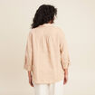 Chemise manches 3/4 sable femme