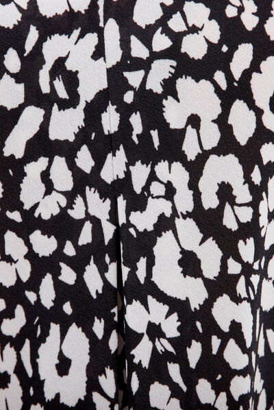T-shirt manches 3/4 noir femme