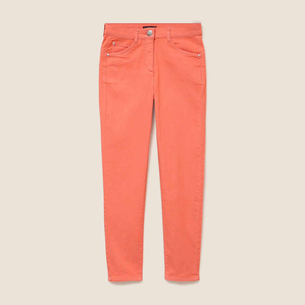 Pantalon magique Le L&eacute;ger coupe ajust&eacute;e orange fluo femme