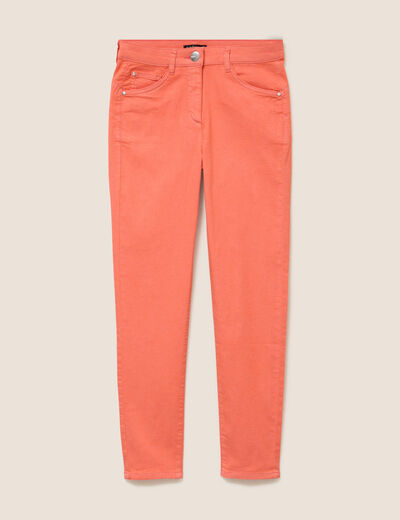 Pantalon magique Le L&eacute;ger coupe ajust&eacute;e orange fluo femme