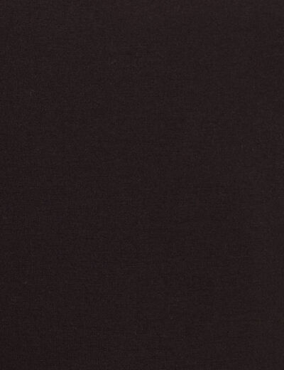 D&eacute;bardeur ajust&eacute; col v noir femme