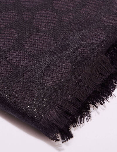 Foulard noir femme
