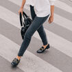 Pantalon magique l'unique denim gris femme