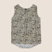 Blouse sans manches vert femme