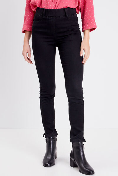 Tregging taille standard noir femme