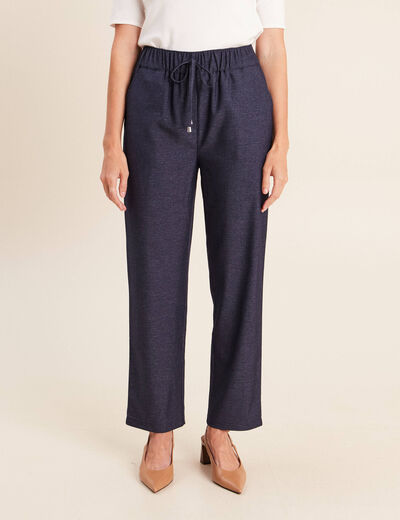 Jean boyfriend 7/8&egrave;me fluide denim brut femme