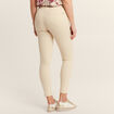 Pantalon léger taille standard 7/8ème ivoire femme