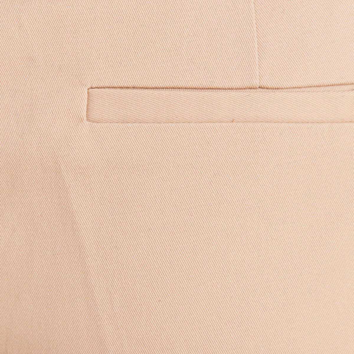 Pantalon flare 7/8ème beige femme