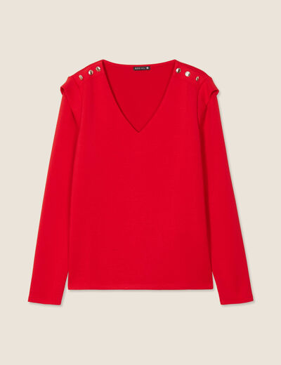 T-shirt manches longues rose cerise femme