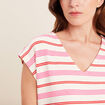 T-shirt manches courtes blanc femme