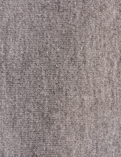Pull manches longues strass gris clair femme