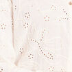 Chemise droite manches longues ecru femme