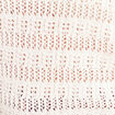 Pull col chemise manches courtes ecru femme