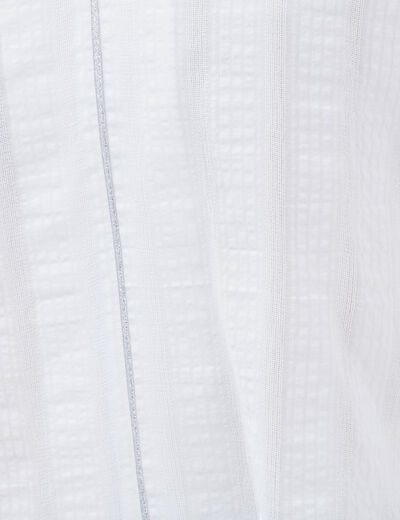 Blouse manches 3/4 ecru femme