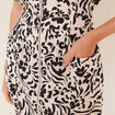 Robe droite zipp&eacute;e blanc femme
