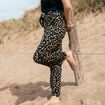Pantalon ample taille haute noir femme