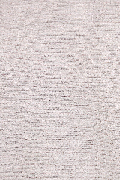 Pull manches longues beige femme